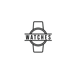 Watch classic logo icon design vector illustration