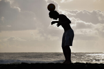 Futebol Freestyle na praia