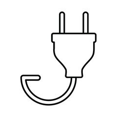 plug cable icons symbol vector elements for infographic web