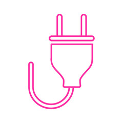 plug cable icons symbol vector elements for infographic web