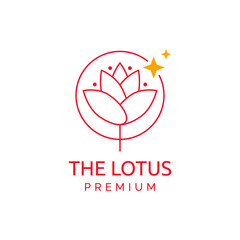 lotus beauty logo design template