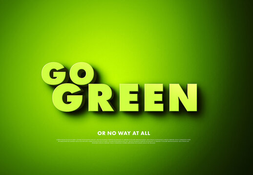 3D Colored Text Effect