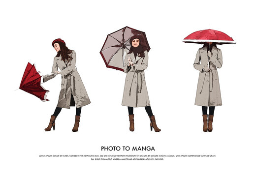 Manga Drawing Effect
