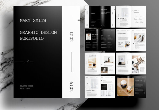 Modern Graphic Design Portfolio Layout