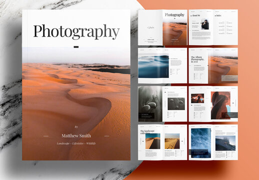 Modern Photography Portfolio Layout