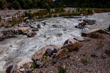 stream in the mountains
