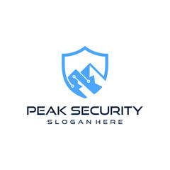 Blue Summit Security technology logo design