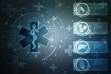 Medical and Health care concept background, Medical Science, Biotechnology concept background