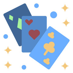 cards flat icon