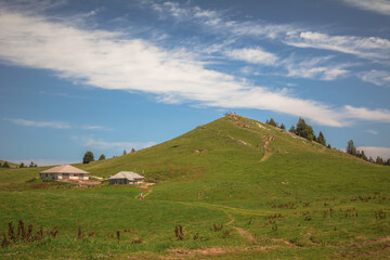 Obraz premium Plateau du Semnoz, lac d'Annecy