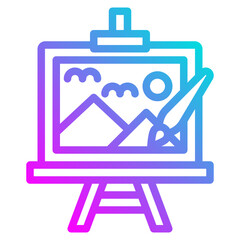 drawing gradient icon
