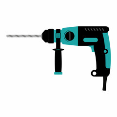 Construction tool puncher, color isolated vector illustration in cartoon style