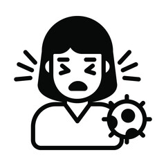 Corona Australis Healthcare Medical, vector graphic Illustration Icon.