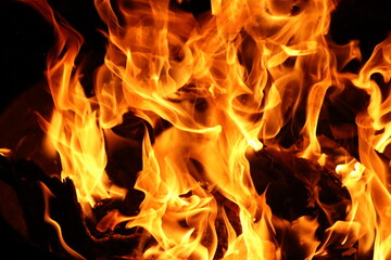 Fototapeta premium El corazón del fuego
