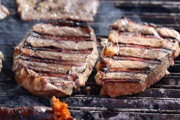 En el asador