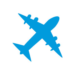 Fototapeta na wymiar Isolated airplane icon