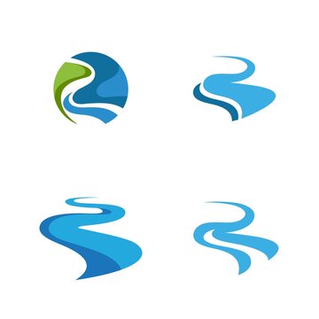 River Icon Vector Illustration Design