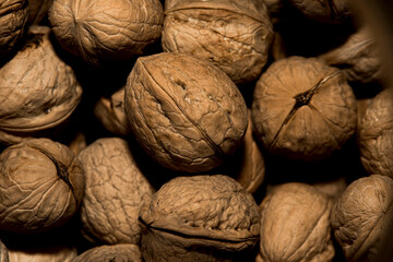 close up of walnut