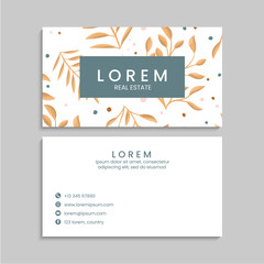 Business Card Set. Vector illustration. EPS10. Template