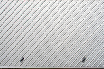 lines on abstract metal wall