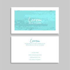 Business Card Set. Vector illustration. EPS10. Template