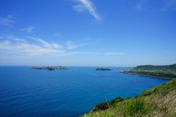 a fine seascape from a cliff