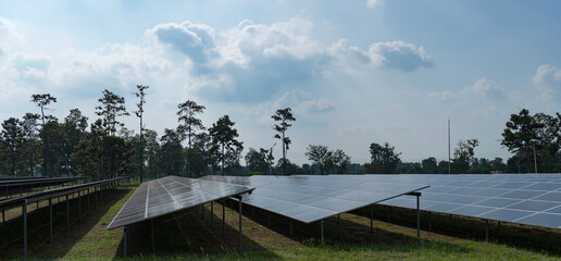 Solar Cell for clean energy, coppy space for messages.