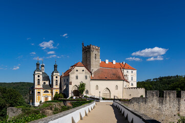 Fototapeta na wymiar Vranov nad Dyji castle, Southern Moravia, Czech Republic