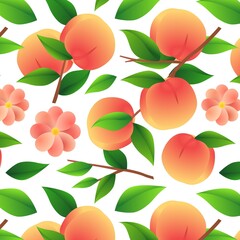Gradient Peach Pattern Design 3