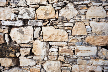 Stone wall texture background.