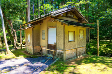 京都、西芳寺（苔寺）の庭園