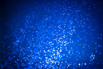 Beautiful abstract blue bokeh