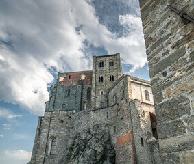 Sacra di San Michele (Saint Michael's Abbey), which is located on an 26-metre base at 960 metres...