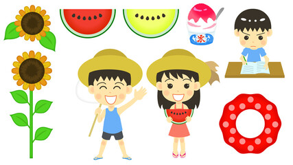夏休みのイラスト