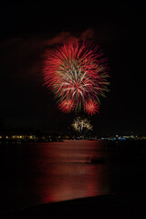 Fireworks Over the Beach