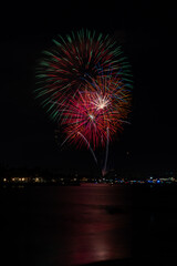 Fireworks Over the Beach