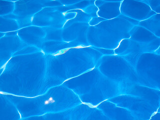 Swimming pool surface abstract background