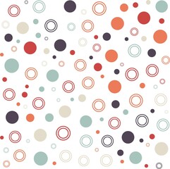 Colorful geometric circles background. Abstract pattern background. Shapes pattern. Colorful wrapping paper.