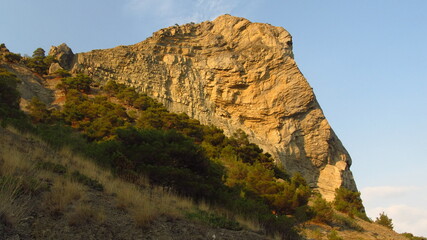 Piękne skały na wybrzeżu półwyspu Krym, Ukraina © vofchok