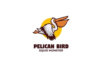 Pelican Bird Logo Mascot