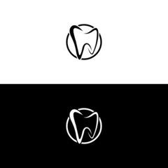 dental logo icon vector abstract logo dental