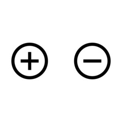 Plus and minus icon
