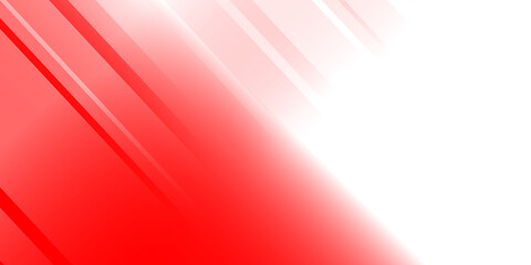 Abstract technology geometric red and white background