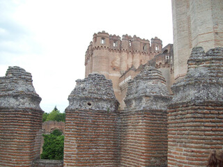 Castle of Coca, in Castilla y Leon, Spain