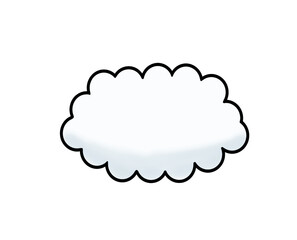 cloud illustration design