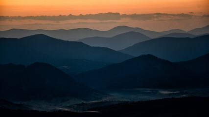 The Carpathian Mountsins. Ukraine.