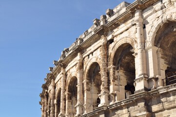 Obraz premium Ancient Roman Stadium in southern France
