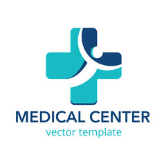 Medical center logo template