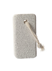 Pumice stone isolated on white. Pedicure tool