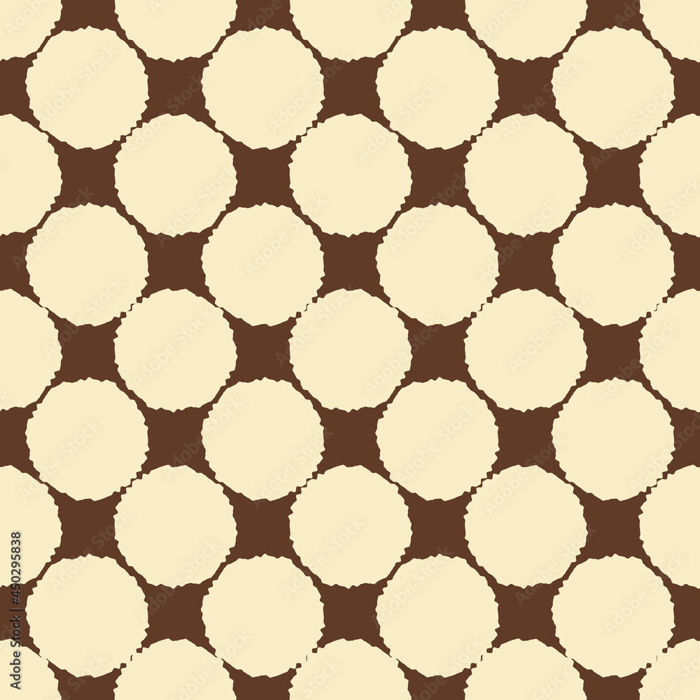 Poster big dots vector seamless repeat pattern print background